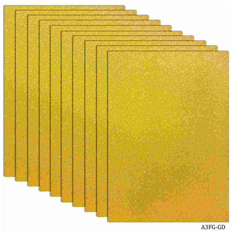 A3 Glitter Sheet Golden 1pc - MARKERS ( Stationers | Fine Arts | Books )