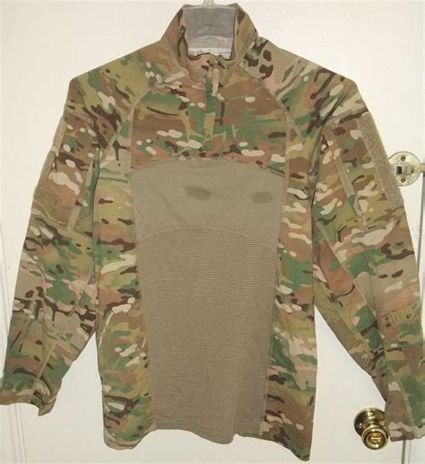 Massif Us Army Multicam Ocp Flame Resistant Zip Neck Combat Shirt Type Ii Large 1940155010