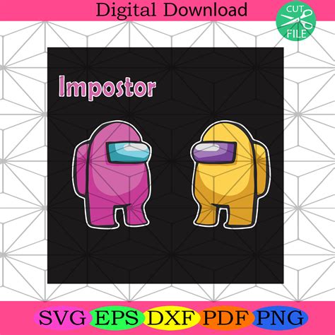 Impostor Imposter Among Game Us Sus Svg Among Us Svg Impostor Svg Silkysvg