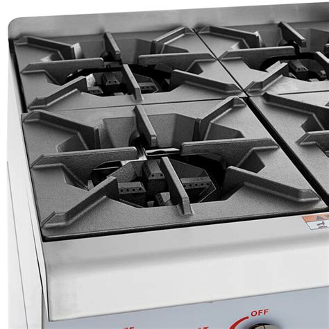 Cooking Performance Group RSBNL Natural Gas Burner Range Hot Plate With Storage Base