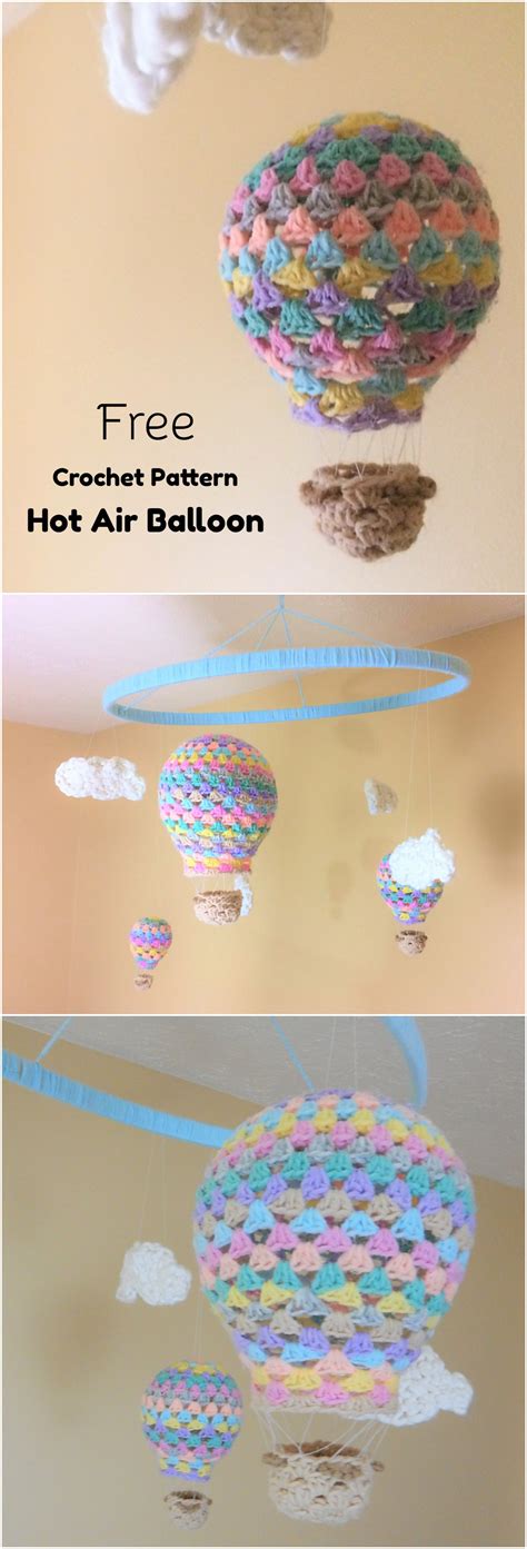 Hot Air Balloon Crochet Pattern Pretty Ideas