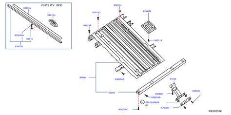 Diagram Rear Body Floor Fitting For Your Nissan Rogue Sport