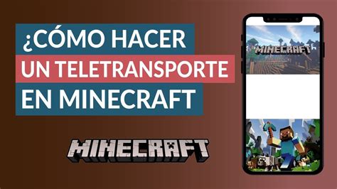 Cómo Hacer TP o Teletransporte en Minecraft Comando Teleport