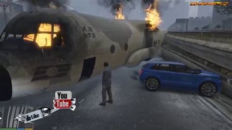 Gta V Plane Crash Compilation 7 Youtube