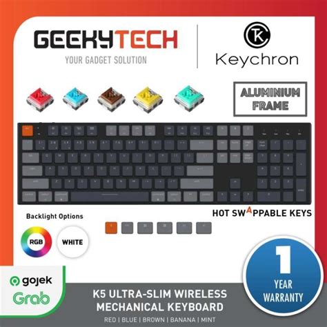 Promo Keychron K Ultra Slim Optical Hot Swappable Alumunium Frame Diskon Di Seller Rayi