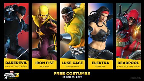 Marvel Ultimate Alliance 3 Novas roupas gratuitas são relevadas para