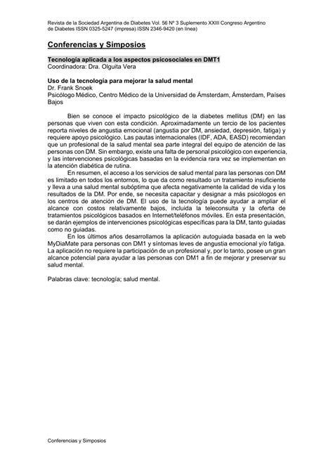 Pdf Uso De La Tecnología Para Mejorar La Salud Mental