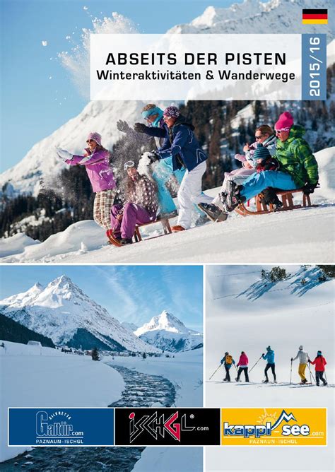 Abseits Der Pisten Deutsch By Idc Tourismus Marketing Issuu