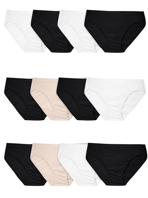Fruit Of The Loom Women S Cotton Bikini Underwear Pack Walmart