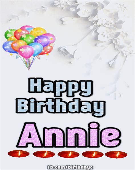 Happy Birthday Annie image gif