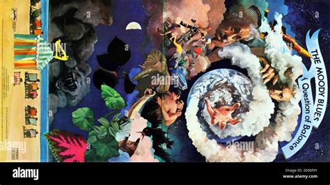 The Moody Blues 1970 LP Total Front And Back Cover A Question Of