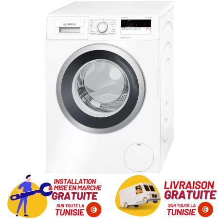 Lave Linge Frontal Bosch S Rie Kg Trs Min Blanc