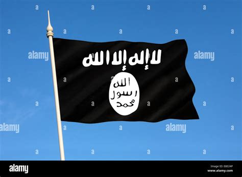 Flagge Des Islamischen Staates Isis Oder Isil Stockfotografie Alamy