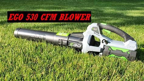 Ego Power 530 Cfm Cordless Blower One Step Closer To Making The