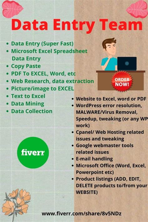 Do Data Entry Copy Paste Data Scraping Data Conversion By Anandjella