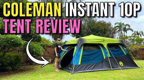 Coleman 10 Person Instant Cabin Tent TESTS REVIEW YouTube