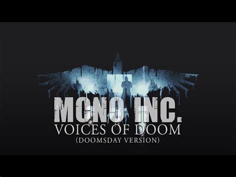 Mono Inc Voices Of Doom 2020 Blue Violet Transparent Vinyl