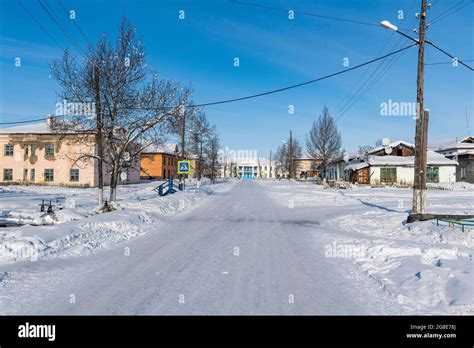 Artyk village, Road of Bones, Sakha Republic, Yakutia, Russia Stock ...