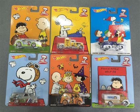 Hot Wheels Pop Culture Peanuts Snoopy Charlie Brown Lucy Car Hotwheels Elegant In