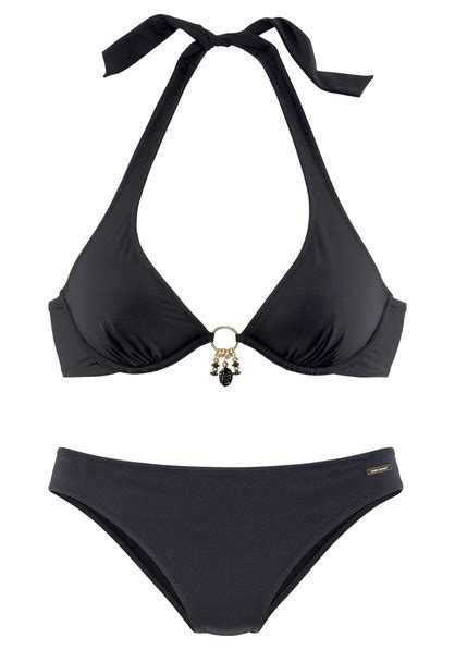 Bruno Banani Bügel Bikini Esa schwarz Cup B 36