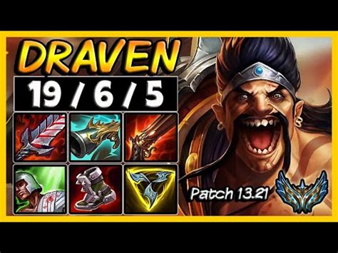 Draven Vs Xayah ADC NEW BUFFS Patch 13 21 Lol KR Challenger YouTube