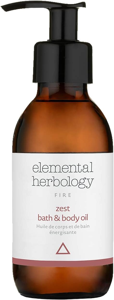 Elemental Herbology Zest Bath And Body Oil 145ml Bath Oil Rich In