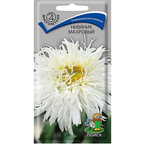 Нивяник махровый из каталога Семена цветов – купить с доставкой по ...
