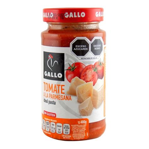 Salsa Para Pasta Gallo Tomate A La Parmesana 400 G Walmart