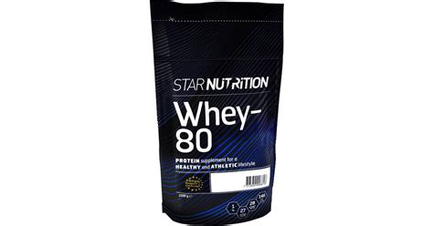 Star Nutrition Whey 80 Natural 1kg • Se Pricerunner