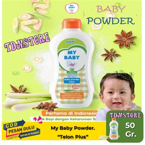 Jual Bedak Bayi My Baby My Baby Powder Telon Plus 50gr Shopee Indonesia