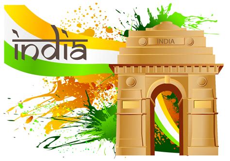 India Gate Vector 105112 Vector Art At Vecteezy