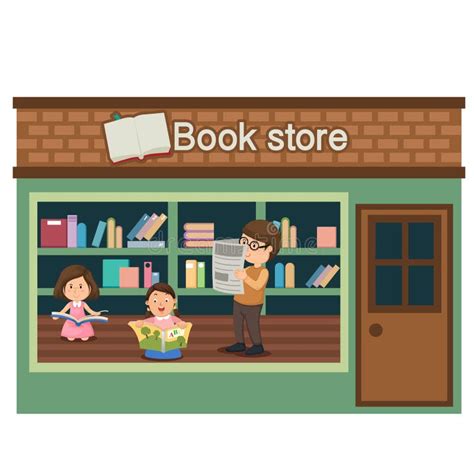 Book Store Vector Stock Vector Image 51534894