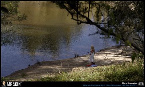 Naked Marta Dusseldorp In A Place To Call Home