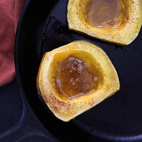 Baked Acorn Squash Halves Chef Lindsey Farr