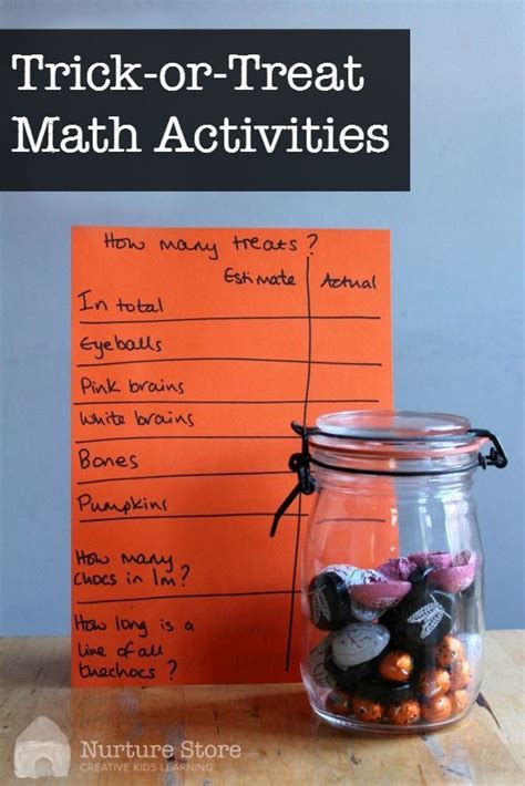 Halloween Math Activities Fun Ideas For Halloween Math Stations Using Trick Or Treat Candy