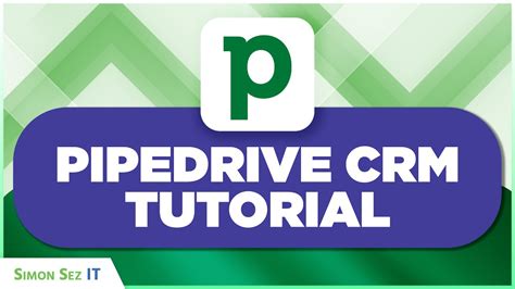 Pipedrive CRM Tutorial How To Use Pipedrive 2024 YouTube