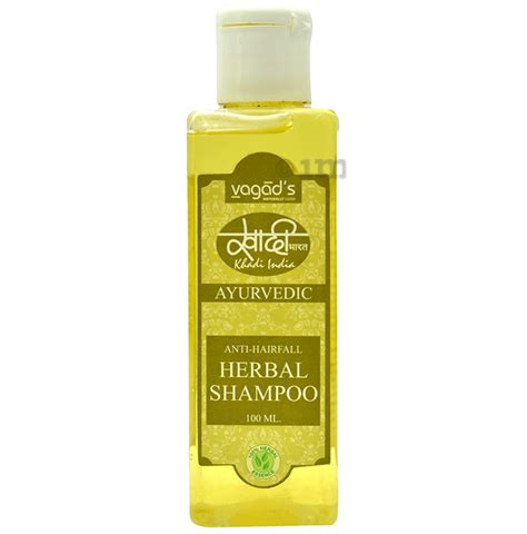 Vagad S Khadi India Ayurvedic Herbal Shampoo Anti Hairfall Buy Bottle