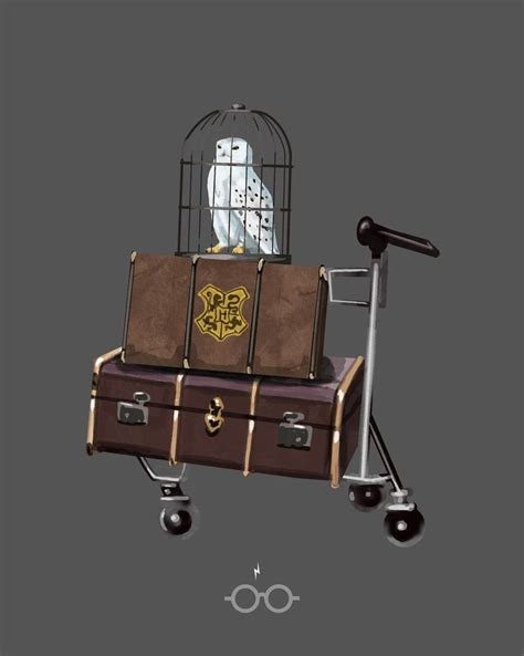 harry potter suitcase  glasses duvar kagitlari hogwarts kitaplik