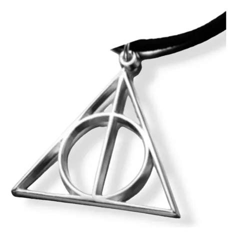 Dije Collar Harry Potter Reliquias De La Muerte Plata Hp Meses Sin