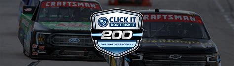 Darlington Raceway’s NASCAR CRAFTSMAN Truck Series Race, Ross Chastain ...