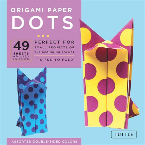 Origami Paper Dots 6 3 4 49 Sheets Tuttle Origami Paper