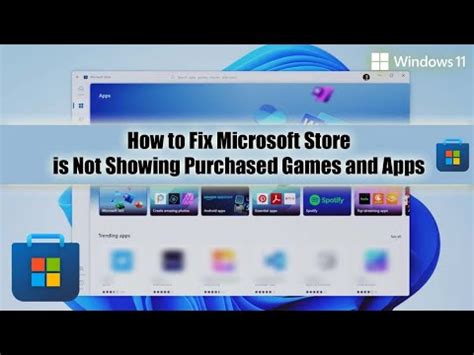 How To Fix Microsoft Store Is Not Showing Purchased Games And Apps In