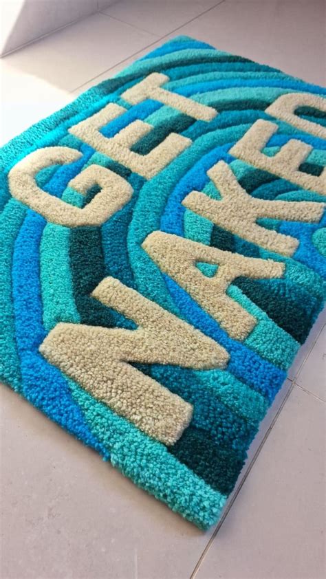 Tapete Artesanal Tufting Get Naked X Cm Elo