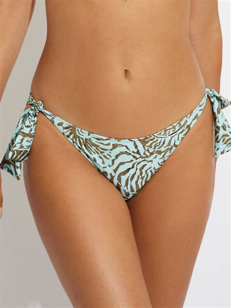 Selmark Dół od bikini BJ207 Brązowy Modivo pl