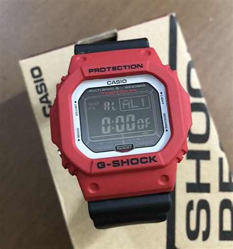 Yahoo オークション G SHOCK GW M5610 RB ソーラー 電波 スクエア 定