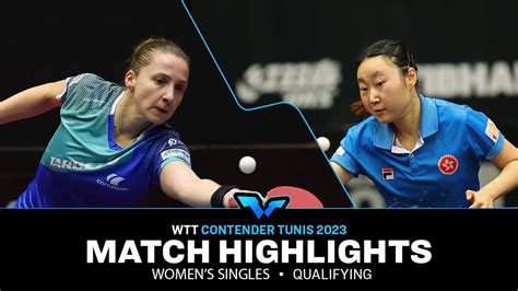 Ching Wan Li Vs Stephanie Loeuillette WS Qual WTT Contender Tunis