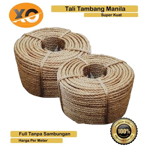 Jual Tali Tambang Besar Mm Mm Tali Rope Manila Besar Tampar Dadung