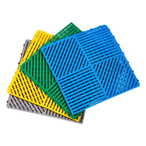 Rot Proof Interlocking Anti Slip PVC Flooring Tile For Swimming Pool