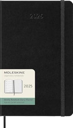 MOLESKINE 2025 12 Month Weekly Notebook Hard Cover Diary Large