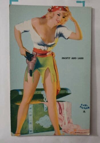 Earl Moran Mutoscope Arcade Pin Up Card “profit And Lass Ebay